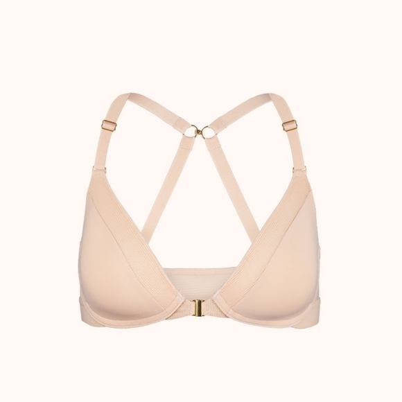 34D • Lively • Front Close No-Wire Bra - Toasted Almond - Picture 3 of 4